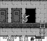 une photo d'Ã©cran de Asterix et Obelix (Game Boy) sur Nintendo Game Boy